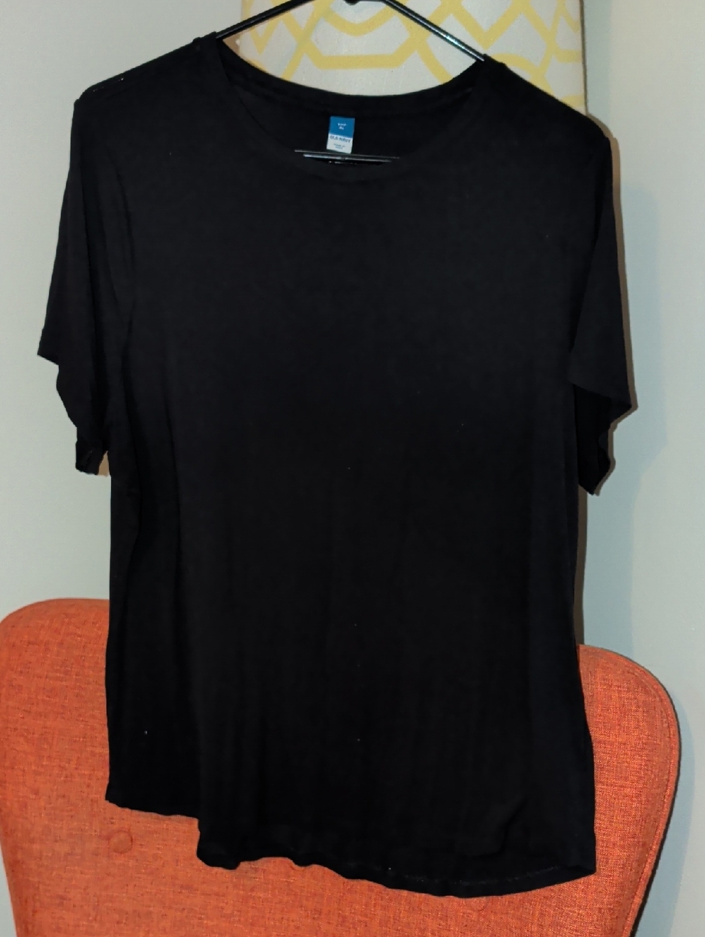 Old Navy Black Short‑Sleeve Crew T‑Shirt